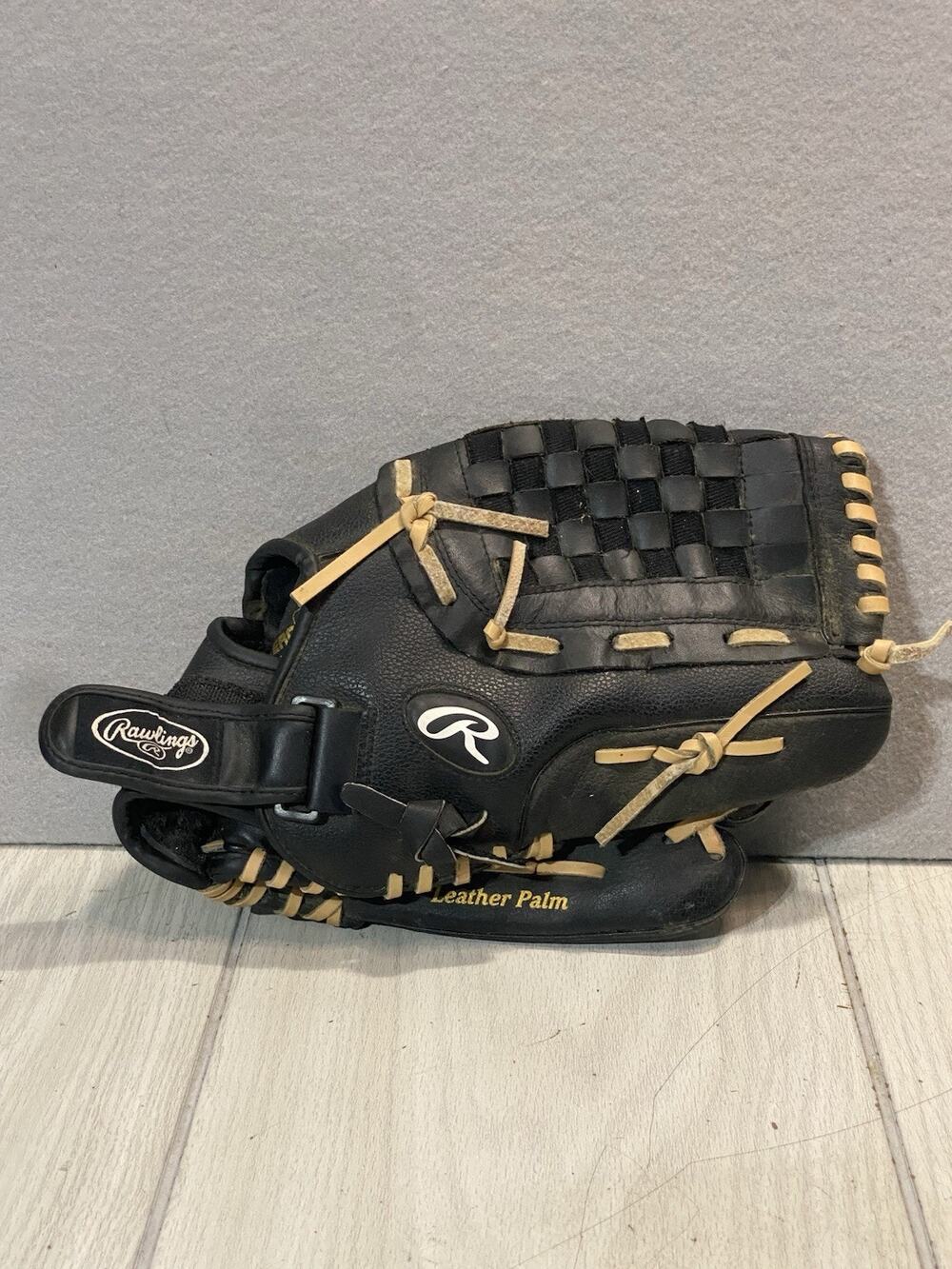 RAWLINGS SS13W 13" BASEBALL GLOVE RIGHT HAND THROWING BLACK/GOLD